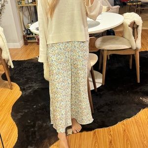 Zara floral skirt